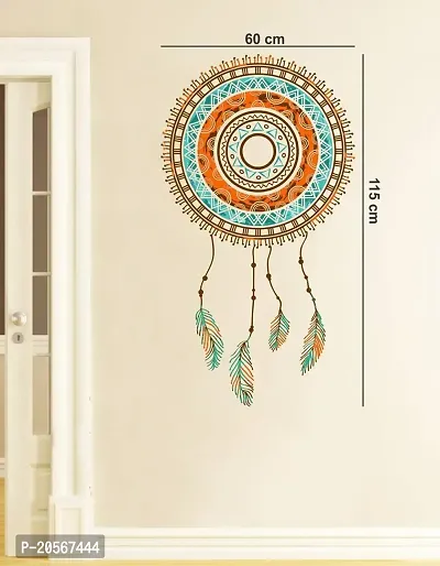 Ghar Kraft Set of 2 Wall Sticker Hand Drawn Dreamcatcher and Sb Panda Wall Sticker-thumb4