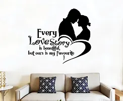 Ghar Kraft Combo Set of 2 Wall Stickers Love Story|Valentine All You Need-thumb1