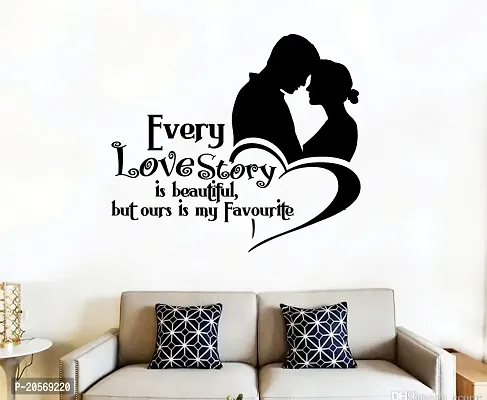 Ghar Kraft Combo Set of 2 Wall Stickers Love Story|Valentine All You Need-thumb2