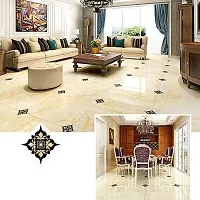 Ghar Kraft Set of 2 Wall Sticker Black with Golden Leaf Floor and Guitar Wall Sticker-thumb1