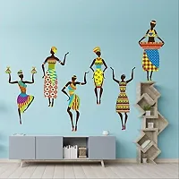 Ghar Kraft Tribal Lady Wall Sticker-thumb1