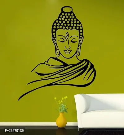 Ghar Kraft Combo Set of 2 Wall Stickers Buddha|Dandelion Flower-thumb2