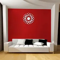 Ghar Kraft?Sunshine Silver Acrylic Wall Sticker|Wall Sticker Decor|3D Wall Stickers for Home Decoration|Wall Sticker 3D for Hall|-thumb1