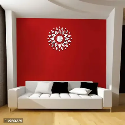 Ghar Kraft?Sunshine Silver Acrylic Wall Sticker|Wall Sticker Decor|3D Wall Stickers for Home Decoration|Wall Sticker 3D for Hall|-thumb2