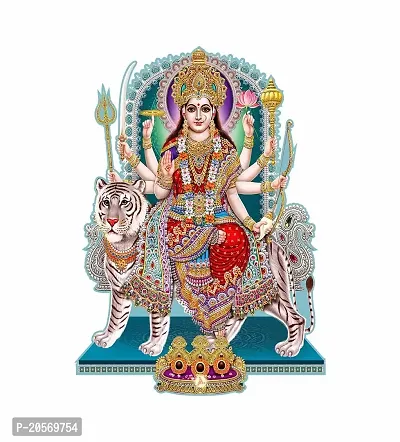 Ghar Kraft Combo Set of 2 Wall Stickers Vaashno Devi|Gajanand-thumb2