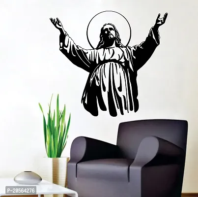 Ghar Kraft Jesus Christ Wall Sticker I Jesus Christ (60 x 68 cms)