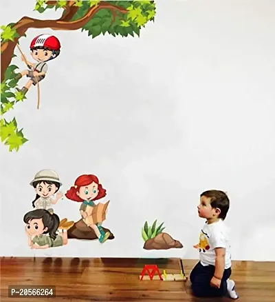 Ghar Kraft Set of 2 Wall Sticker Kids Activity and Magical Tree Wall Sticker-thumb2