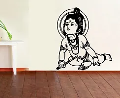 Ghar Kraft Set of 4 Combo Wall Stickers |Krishna|Krishna Black|Krishna Dahi Handi|Krishna with Cow-thumb2