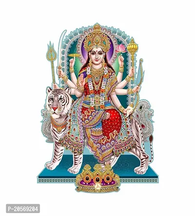 Ghar Kraft Combo Set of 2 Wall Stickers Lakshmi MATA|Vaashno Devi-thumb3