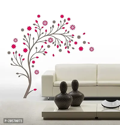 Ghar Kraft PVC Vinyl Set of 2 Wall Sticker Love Birds with Hearts and Magical Tree Wall Sticker-thumb3