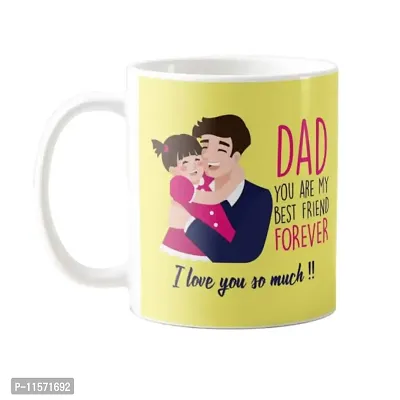 YaYa cafe� Father's Day Chocolate Gifts Combo for Dad -Dad You are My Best Friend Forever I Love You So Much Mug , Dairy Milk Silk Chocolate, with Coaster-thumb2