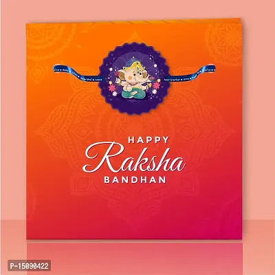 TheYaYaCafe Rakhi Gifts for Brother Cadbury Celebrations Assorted Chocolate Gift Pack, (186.6 g) with cute Lord Ganesha Printed Rakhi Combo-thumb4