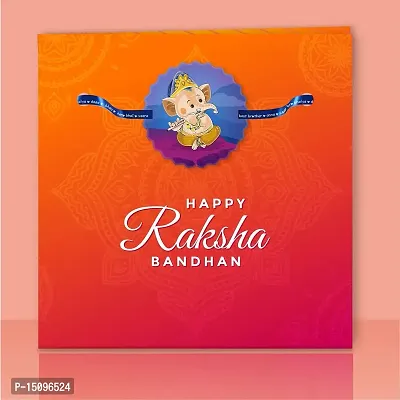 TheYaYaCafe Rakhi Gifts for Brother Cadbury Celebrations Assorted Chocolate Gift Pack, (186.6 g) with Bal Ganesha Printed Rakhi Combo-thumb4