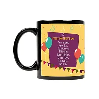 YaYa cafe? Happy First Mothers Day Chocolate Gifts Combo for New Mom- Mug, 1 Cadbury Dairy Milk Silk (60 gm), with Coaster-thumb1