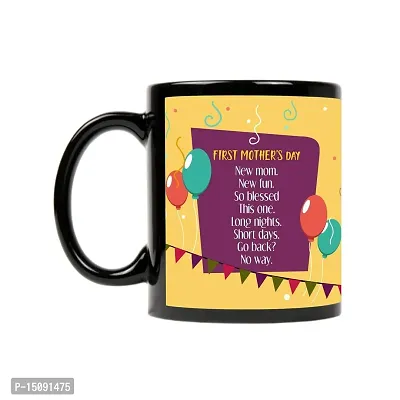 YaYa cafe? Happy First Mothers Day Chocolate Gifts Combo for New Mom- Mug, 1 Cadbury Dairy Milk Silk (60 gm), with Coaster-thumb2