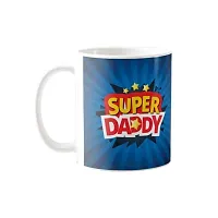 YaYa cafe? Birthday Chocolate Gifts Combo for Dad -Super Daddy Mug, Cushion Cover, 5 Dairy Milk Silk Chocolate, with Coaster-thumb1