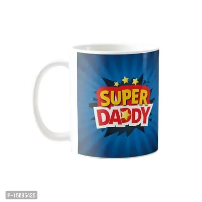 YaYa cafe? Birthday Chocolate Gifts Combo for Dad -Super Daddy Mug, Cushion Cover, 5 Dairy Milk Silk Chocolate, with Coaster-thumb2