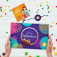 TheYaYaCafe Rakhi Gifts for Brother Cadbury Celebrations Assorted Chocolate Gift Pack, (186.6 g) with cute Lord Ganesha Printed Rakhi Combo-thumb1