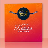 TheYaYaCafe Rakhi Gifts for Brother Cadbury Celebrations Assorted Chocolate Gift Pack, (186.6 g) with Lord Shiv Trisul Printed Rakhi Combo-thumb3