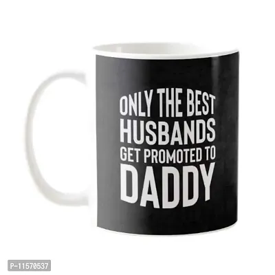 YaYa cafe? Father's Day Chocolate Gifts Combo for Dad -Only The Best Husbands Get Promoted to Daddy Mug , Dairy Milk Silk Chocolate, with Coaster-thumb2