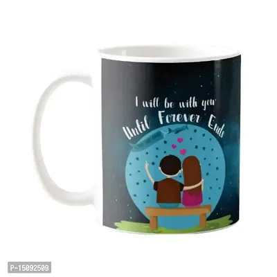 YaYa cafe Valentine Gift Combo for Girlfriend Wife Mug, 1 Dairy Milk Silk Fruit  Nut (55 gm) I Love You Baby Forever, with Coaster-thumb2