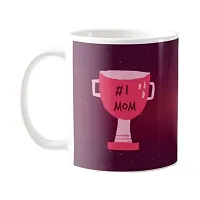 TheYaYaCafe Mother's day Chocolate Gifts Combo for Mom - Mug, 1 Dairy Milk Silk Chocolate (60 Grams), With Coaster - # No.1 Mom-thumb1