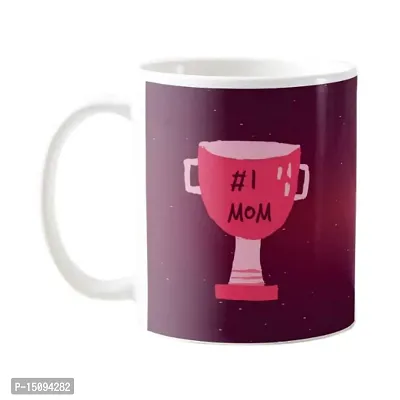 TheYaYaCafe Mother's day Chocolate Gifts Combo for Mom - Mug, 1 Dairy Milk Silk Chocolate (60 Grams), With Coaster - # No.1 Mom-thumb2