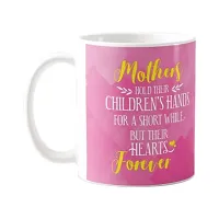 YaYa cafetrade; Mother's Day Chocolate Gifts Combo Mother Hold Their Childrens Heart Forever Mug, 1 Dairy Milk Silk 60 gm, with Coaster-thumb1