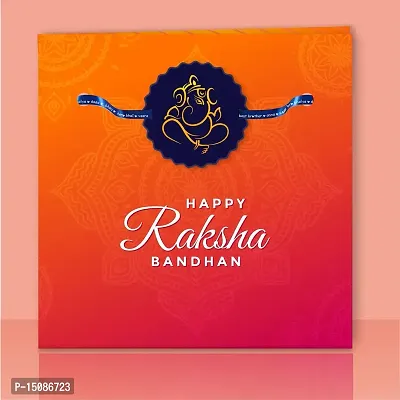 TheYaYaCafe Rakhi Gifts for Brother Cadbury Celebrations Assorted Chocolate Gift Pack, (186.6 g) with Lord Ganesha Printed Rakhi Combo, Purple-thumb4