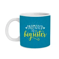 YaYa Cafe Birthday Bhaidooj Gift Combo for Sister to be Promoted to Big Sister Mug , Cushion Cover, 5 Cadbury Dairy Milk Chocolate, with Coaster Set of 3-thumb1