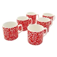 FARKRAFT Porcelain Stoneware Coffee/Tea Cups - 6 Pieces, 150ml-thumb1