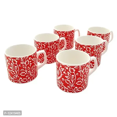 FARKRAFT Porcelain Stoneware Coffee/Tea Cups - 6 Pieces, 150ml-thumb2