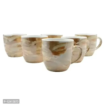 FnP CL Ceramic Tea and Coffee Cup (Multicolor, 120 ml) 6 Pieces-thumb2