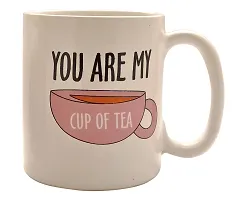 FARKRAFT Ceramic I'm Your Tea, You are My Cup of Tea Printed Mug for Couple Lovers Friends, (2 Piece) White-thumb3