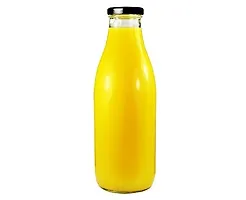 FARKRAFT Glass Bottle, 1000ml, Set of 2, Transparent-thumb2