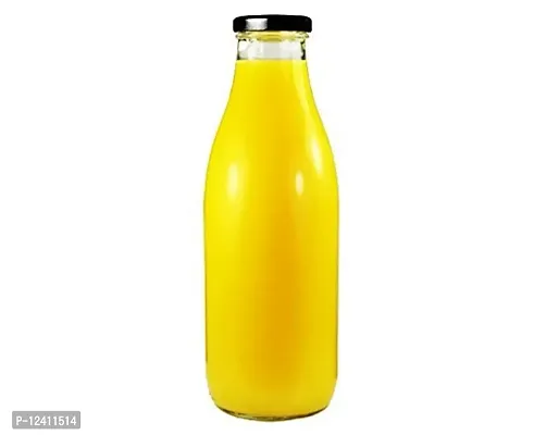 FARKRAFT Glass Bottle, 1000ml, Set of 2, Transparent-thumb3