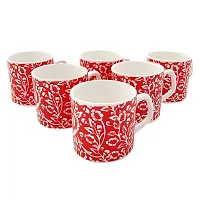 FARKRAFT Porcelain Stoneware Coffee/Tea Cups - 6 Pieces, 150ml-thumb3