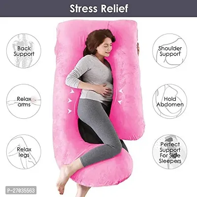 Comfortable Pink Pregnancy Pillow For Women-thumb3