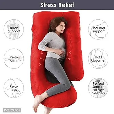 Comfortable Red Pregnancy Pillow For Women