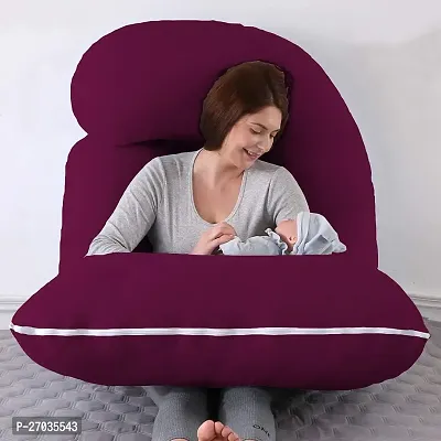 Comfortable Purple Pregnancy Pillow For Women-thumb0