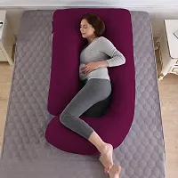 Comfortable Purple Pregnancy Pillow For Women-thumb2