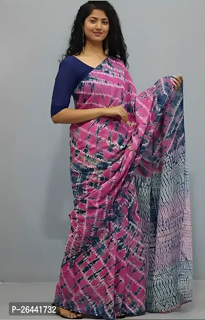 PURE COTTON PRINTED SAREE WITH BLOUSE PIECE-thumb3