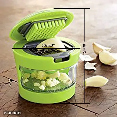 Quick Handy Chopper For Smart Kitchen, Plastic Compact Vegetable Chopper (Pack Of 1,)-thumb0