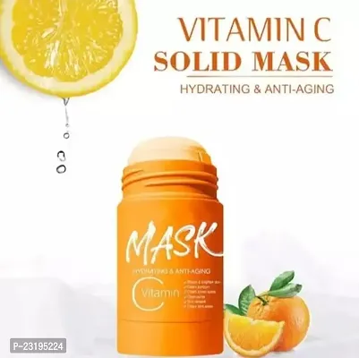 Purifying Solid Vitamin C Clay Stick Mask For Blackhead Remover (Pack Of 1)-thumb0