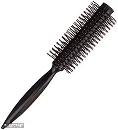 Round Hair Brush With Sectioning Clip-thumb0