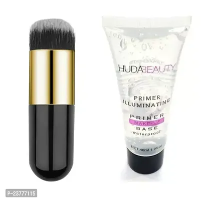 Combo of Foundation Brush + Makeup Primer