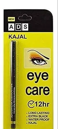 ADS Water Proof Kajal 12 Hour Long Lasting 2 PCS + 36 H EYELINER 2 PCS (PACK OF 4))-thumb1