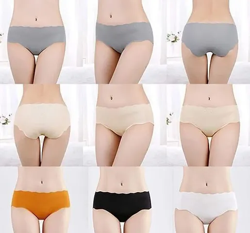 Women Hipster Silk Panty (Pack of 3)(multicolor)