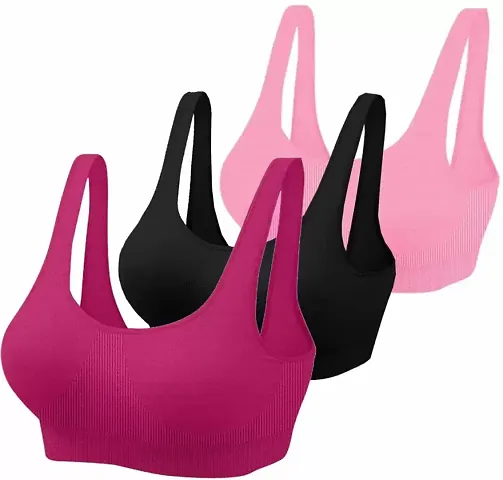 Solid Non Padded Sports Bra