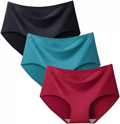 Finders SHREENATHJI Enterprise Women's Panty Pack of 3 (Multicoloured118) Size:-L